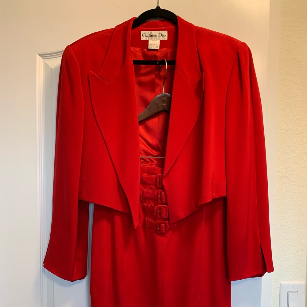 Christian Dior Silk Suit